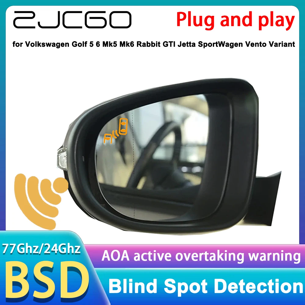 for Volkswagen VW Golf 5 6 Mk5 Mk6 Rabbit GTI Jetta SportWagen Vento Variant Side Assist Blind Spot Monitor Detection BSD System