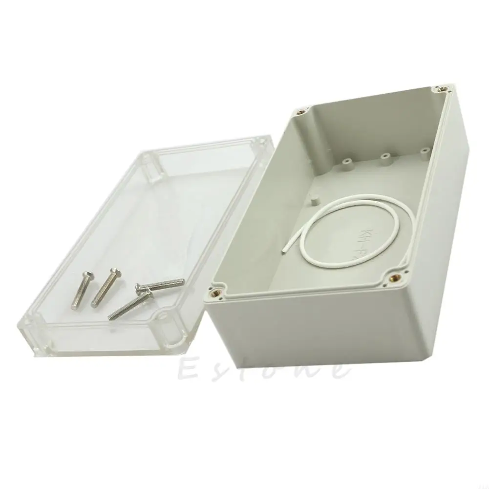 U4LAジャンクションボックスプラスチック電源エンクロージャーDIY電子エンクロージャーボックス用のClear Co用