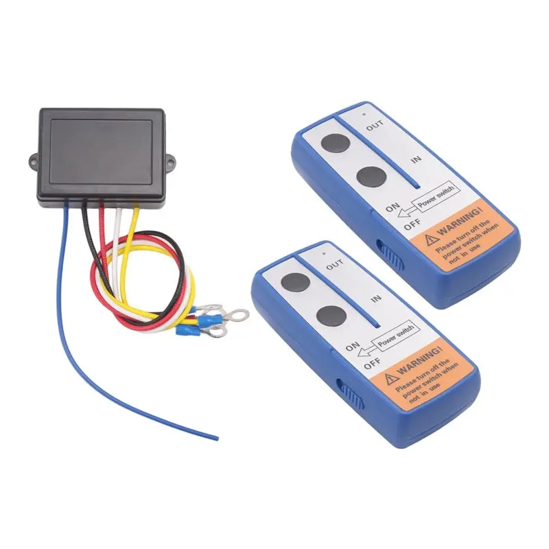 AU65-RECOVERY WIRELESS WINCH REMOTE CONTROL TWIN HANDSET ATV TRUCK 24V 24 VOLT