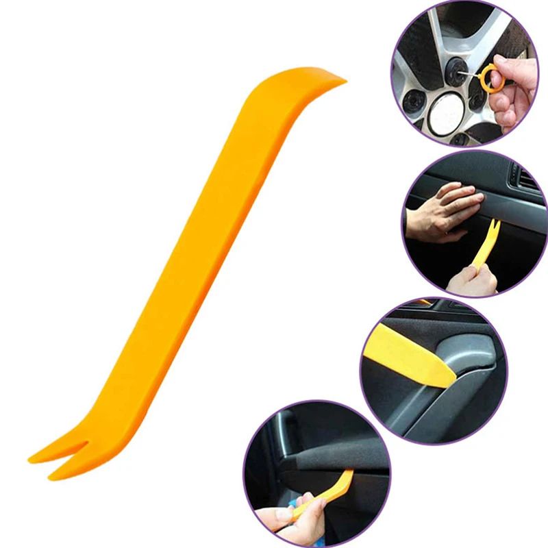 4pcs Car Door Clip Car Disassembly Tools Set DVD Stereo Refit Kits Interior Plastic Trim Panel Dashboard Removal Tool