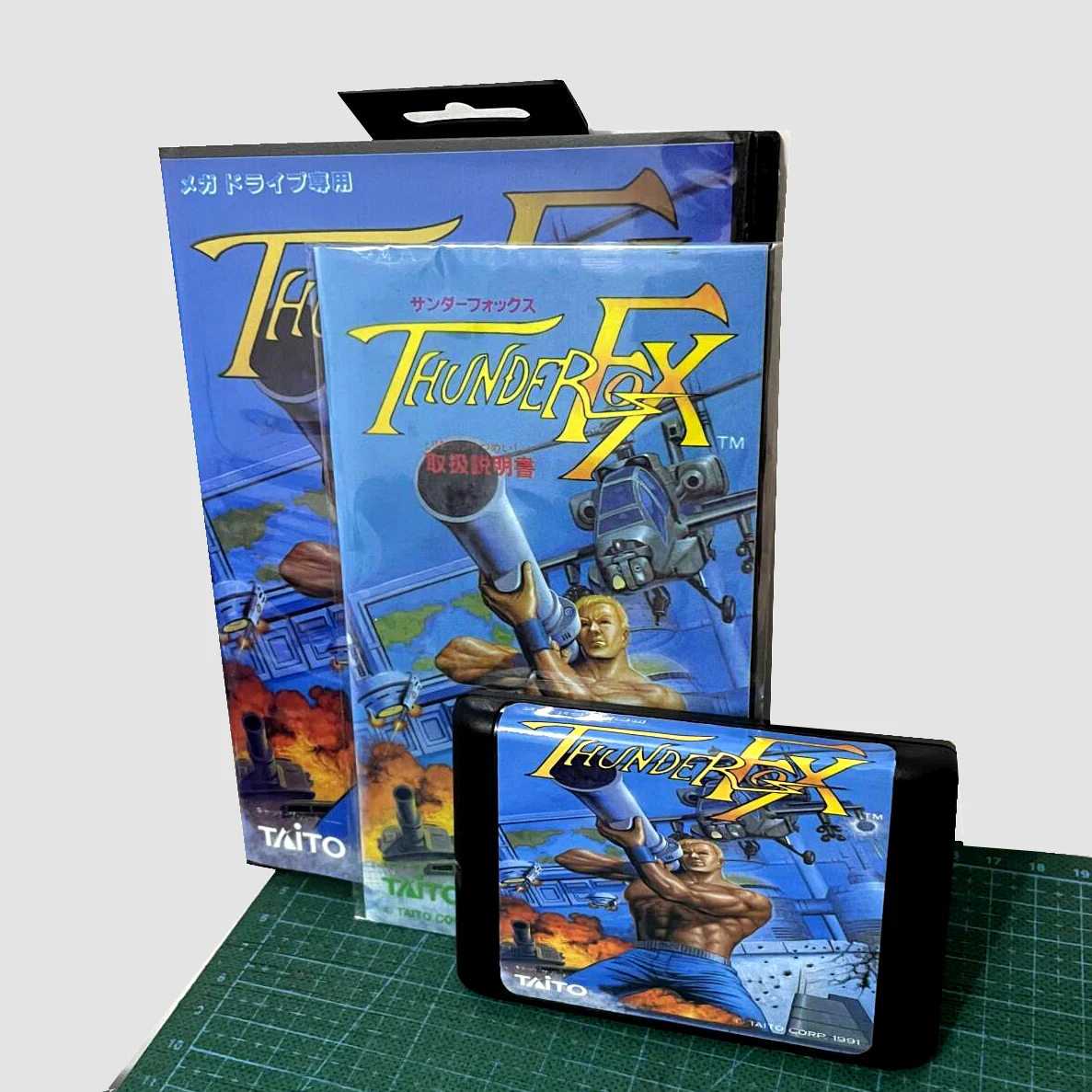 Новое поступление Thunder Fox с коробкой и руководством 16 бит MD игровая карта для Sega Mega Drive для Genesis