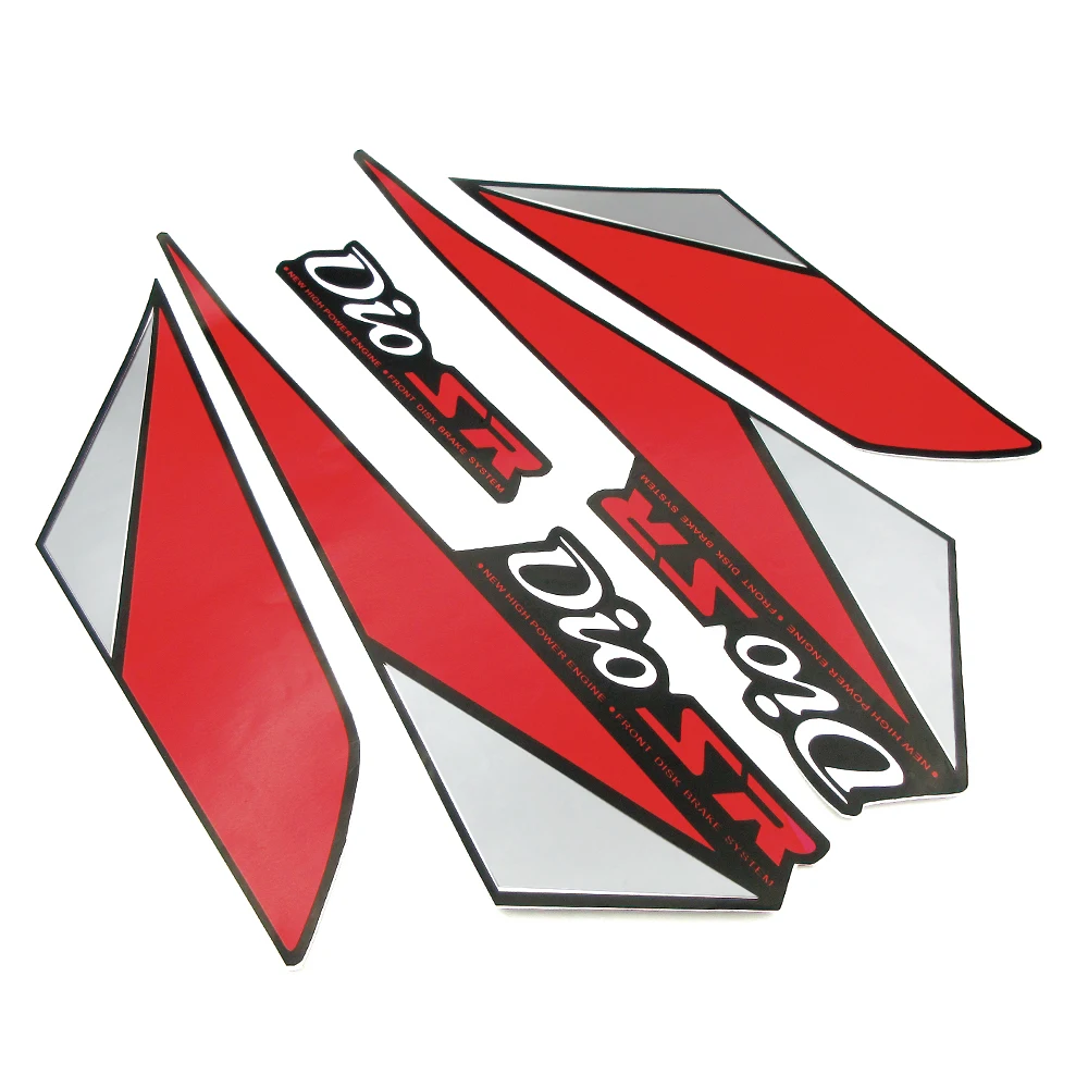 

For Honda Dio SR SP DIO50 AF17 AF18 AF27 AF28 Motorcycle Scooter Whole Body Fairing Stickers Glue Decorative Decals Logo Sticker
