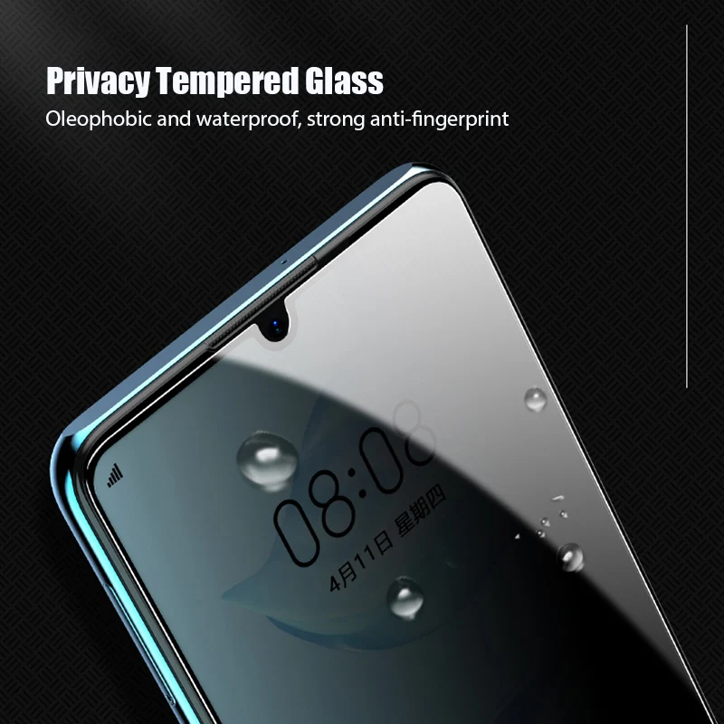 3Pcs Privacy Tempered Glass For Xiaomi Poco C65 C61 C55 Anti Spy Screen Protector For Redmi 10C 12C 13C Glass