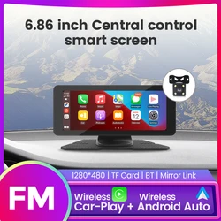10.26/6.86inch Smart screen car intelligent systems Universal Car Raido Screen Multimedia Player Wireless Android Auto Carplay