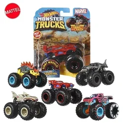 Original Hot Wheels Car Monster Truck Beetle 1/64 Jeep Hummer Suv Wild Big Feet Voiture Toys for Boys Collection Children Gift