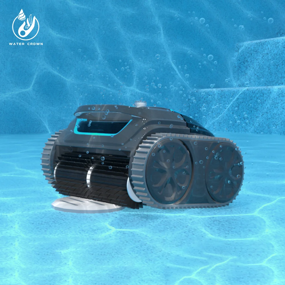 New Design Powerful Suction Cordless Automatic Pool Vacuum Robotic Portable Robot Cleaner for Swimming Pool
