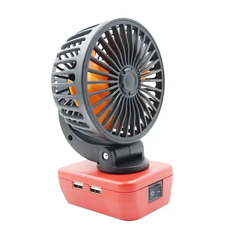 

【FLASH-SALE!】Mobile Phone USB Foldable Li- Battery Electric Fan Power Bank For For M18 18V Batteries