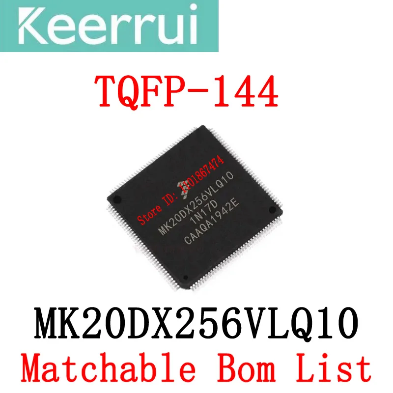 

1-20PCS brand new original MK20DX256VLQ10 TQFP144 MK20DX256V QFP-144 microcontroller IC Chip matching BOM list