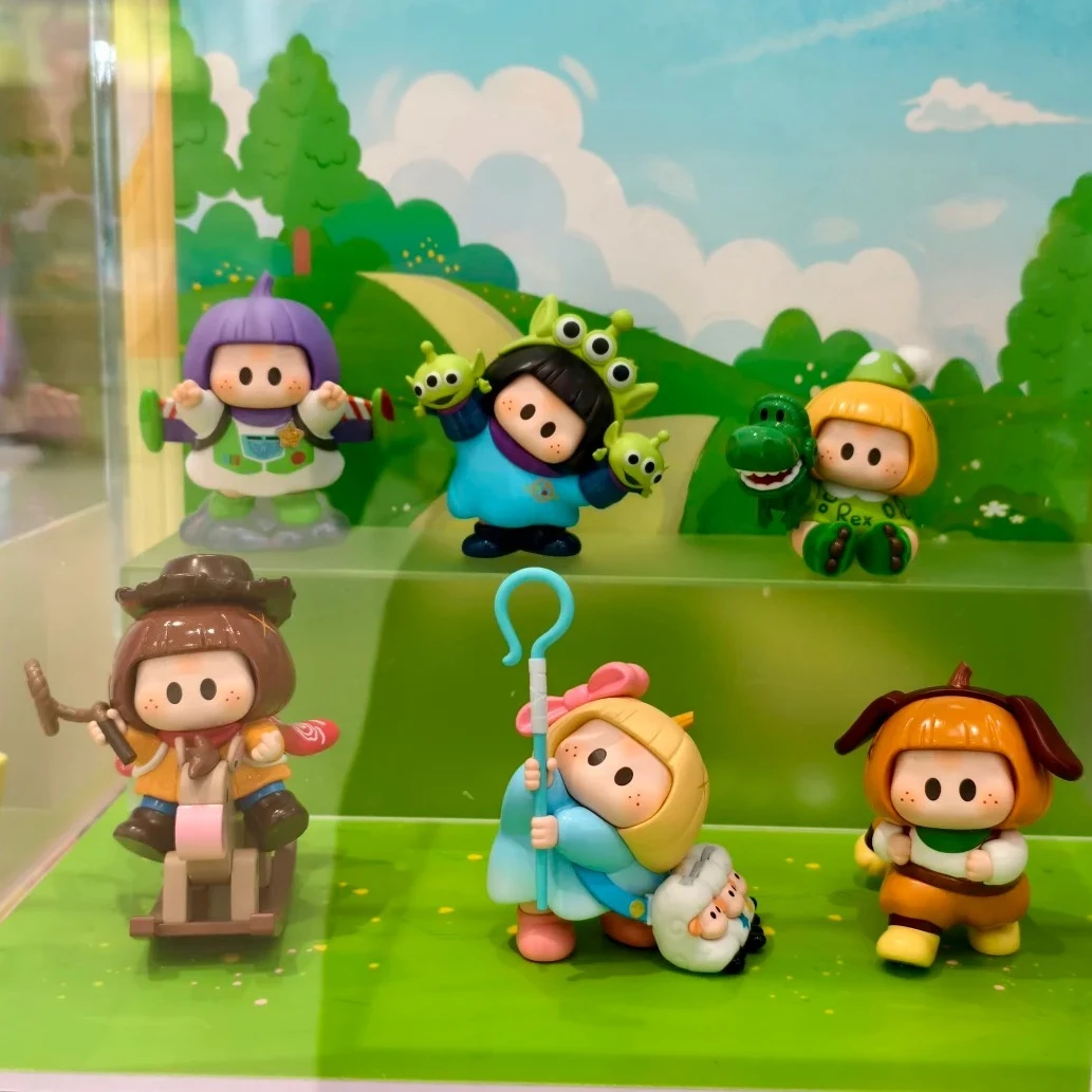 Nuevo YOYO Toy Story 5 Growing Up Blind Box Figuras de Acción Buzz Lightyear Jessie Woody Aliens Modelo Anime Caja Misteriosa Juguetes Regalo