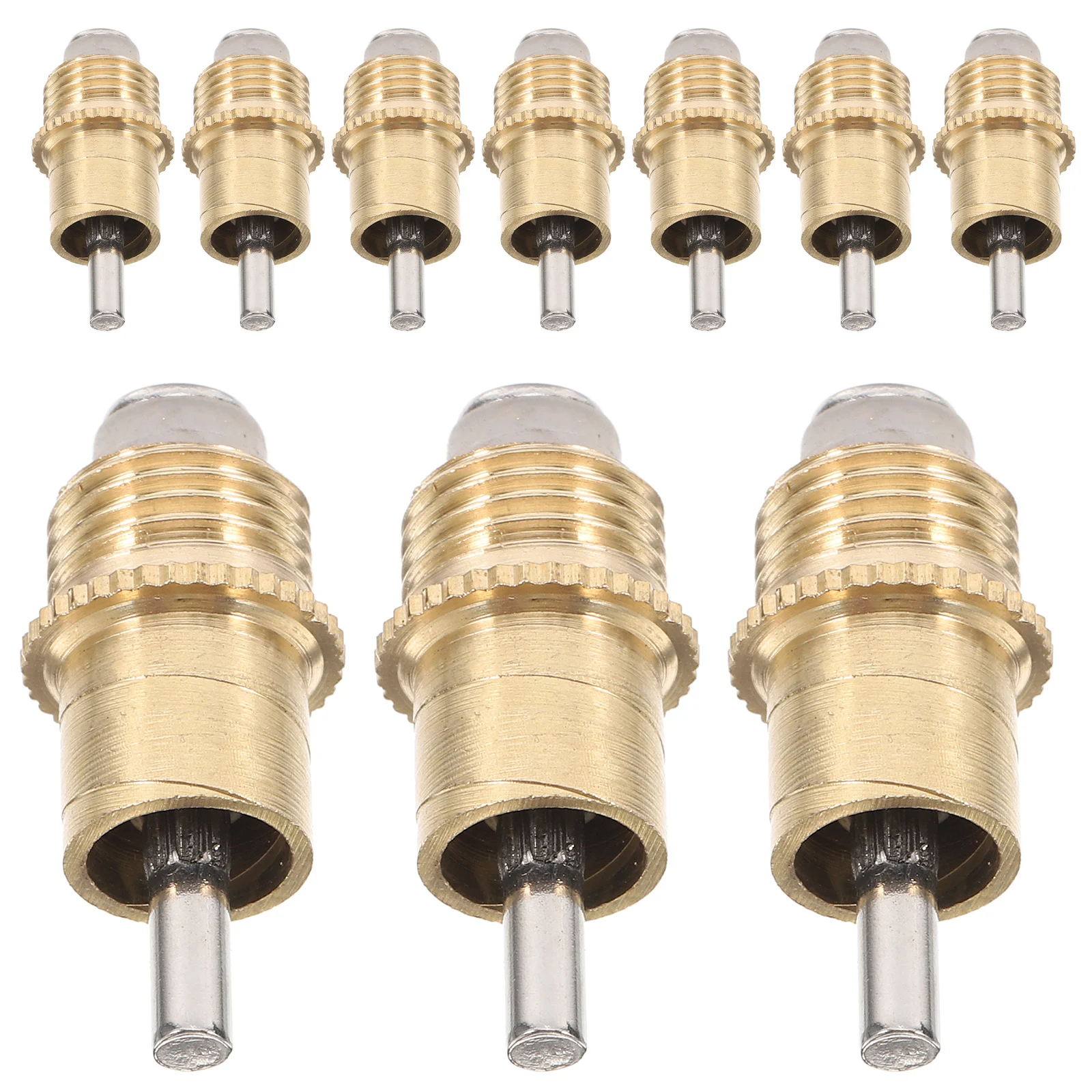 

10Pcs Copper Head Rabbit Nipple Drinker Durable Nozzle for Automatic Water Supply Cages and Outdoor Use Waterer Nozzle