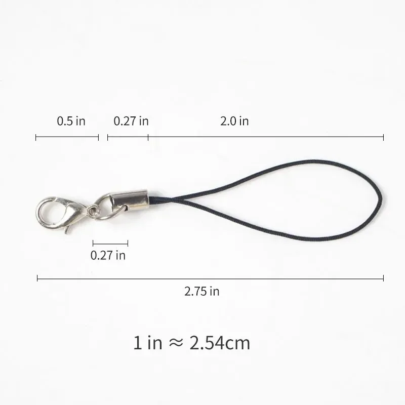 30/20/10/1Pcs Cell Phone Lanyard Cords Nylon Strap Lariat Rope Mobile Phone Lobster Clasp Strap DIY Keychain Pendant Accessories