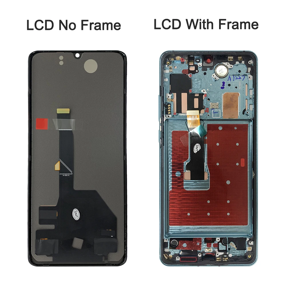 For HUAWEI 6.47\'\'P30 Pro For P30Pro VOG-L29 L09 AL00 L04 AL10 HW-02L LCD Display Touch Screen Digitizer Assembly Replacement