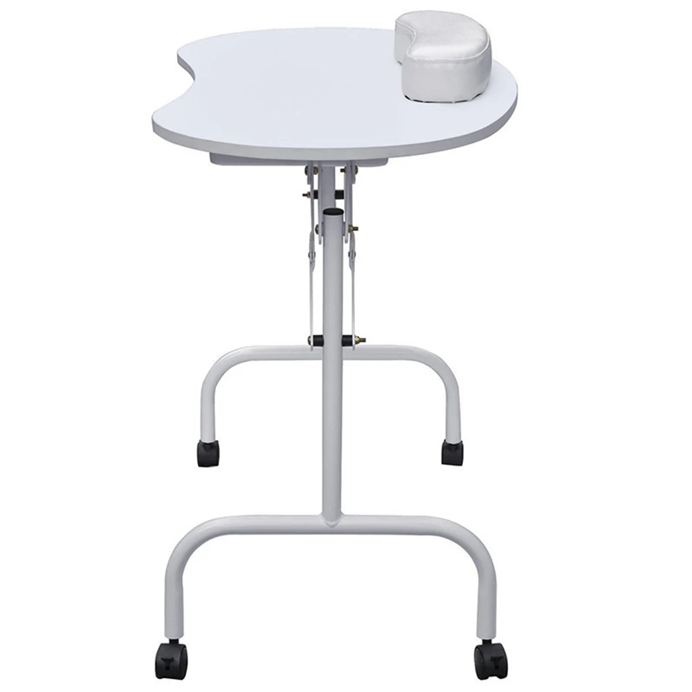 Portable Folding Nail Manicure Table with Wheeled Foldable Office, Beauty Salon Technician Desk Cargo Bag Nail Table Furniture