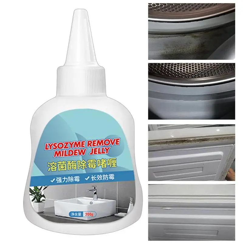 

Bathroom Mold Remover Gel 200g Mold Cleaner Effective Stain Remover Gel Home Remover Gel Fast Dirt Cleaner For Bathroom Grout