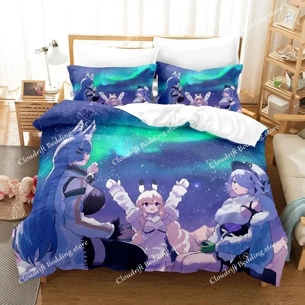Game Echocalypse Scarlet Covenant Bedding Set Duvet Cover Bed Set Quilt Cover Pillowcase Comforter King Queen Size Boys Adult