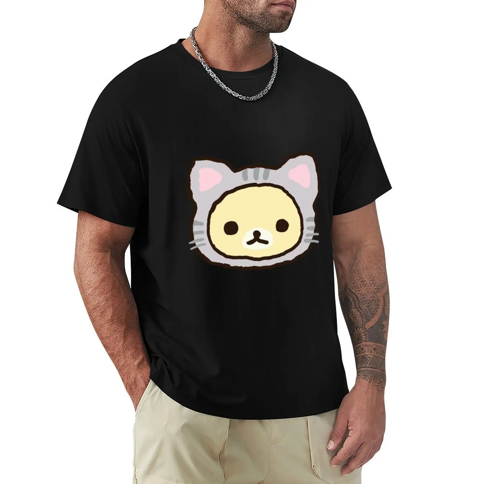 

Korilakkuma Cat T-Shirt Daily Casual Short Sleeve Tee Shirt