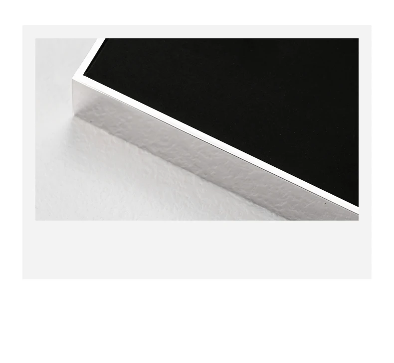 Oirlv Schwarzes Schmuck-Display-Set aus Mikrofaser für Halsketten, Ringe und Ohrringe, Kombinierbare Metall-Schmuck-Display-Tabletts für Geschäfte – Detail 14