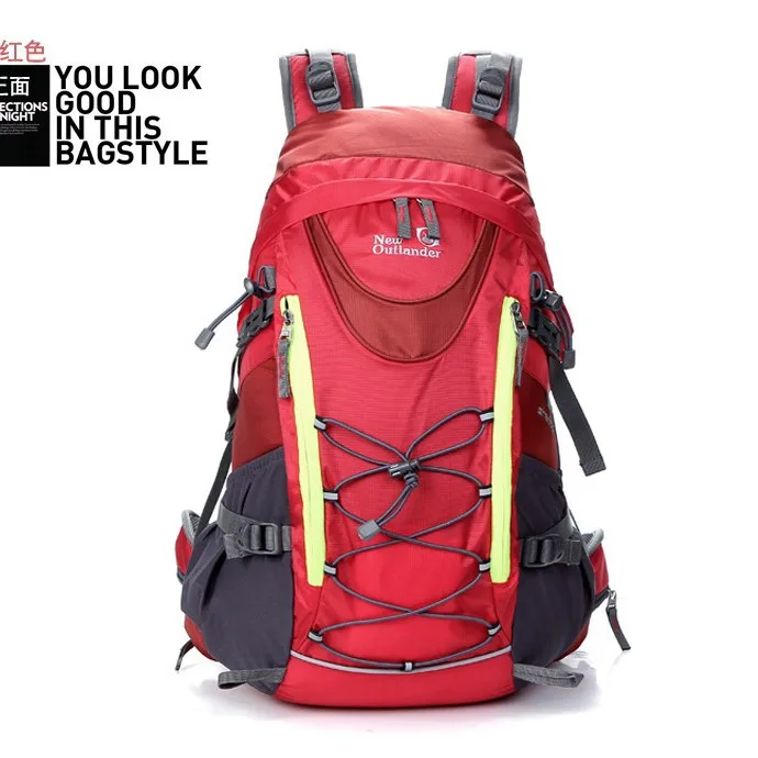 35L removable bracket sports backpack waterproof nylon mountaineering bag travel outdoor backpack super light and portable