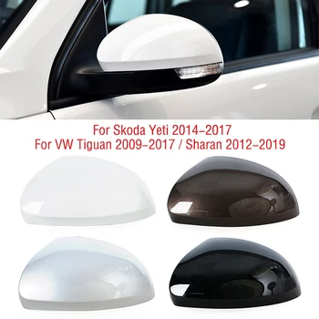 Pour VW Tiguan 2009-2017 Sharan 2012-2019 voiture aile porte côté rétroviseur capuchon coque maison couvercle pour Skoda Yeti 2014-2017