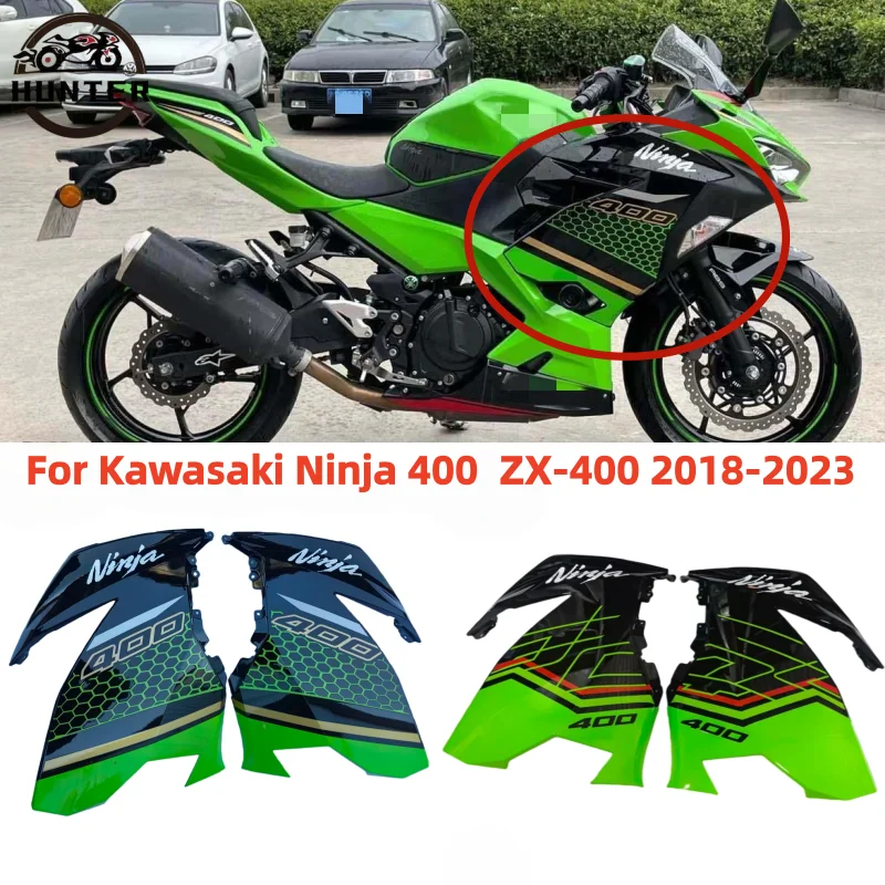 

For Kawasaki Ninja 400 2018-2023 ABS Body Kit Front Mudguard & Left/Right Side Panel Fairing Motorcycle Hood Upgrade Kit