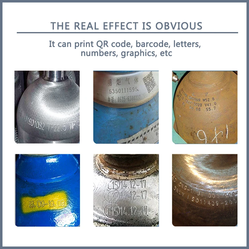 ZIXU Portable Small Cylinder Nitrogen And Argon Oxygen Cylinder Handheld Portable Pneumatic  Marking Machine