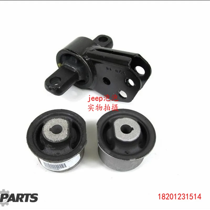 3pcs For Jeep 2007-2010 Grand Cherokee Grand Commander Front Differential Rubber Boot Front Axle Housing Bracket