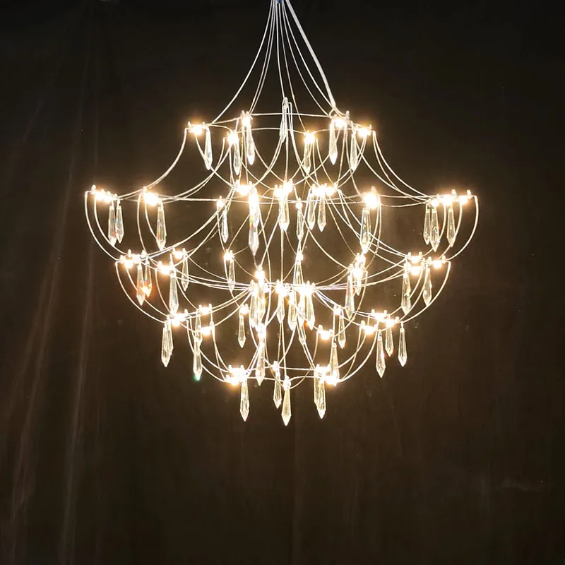 Full Sky Star Pendant Light Nordic Living Room Pendant Light Fashionable Lighting Factory Direct Sales