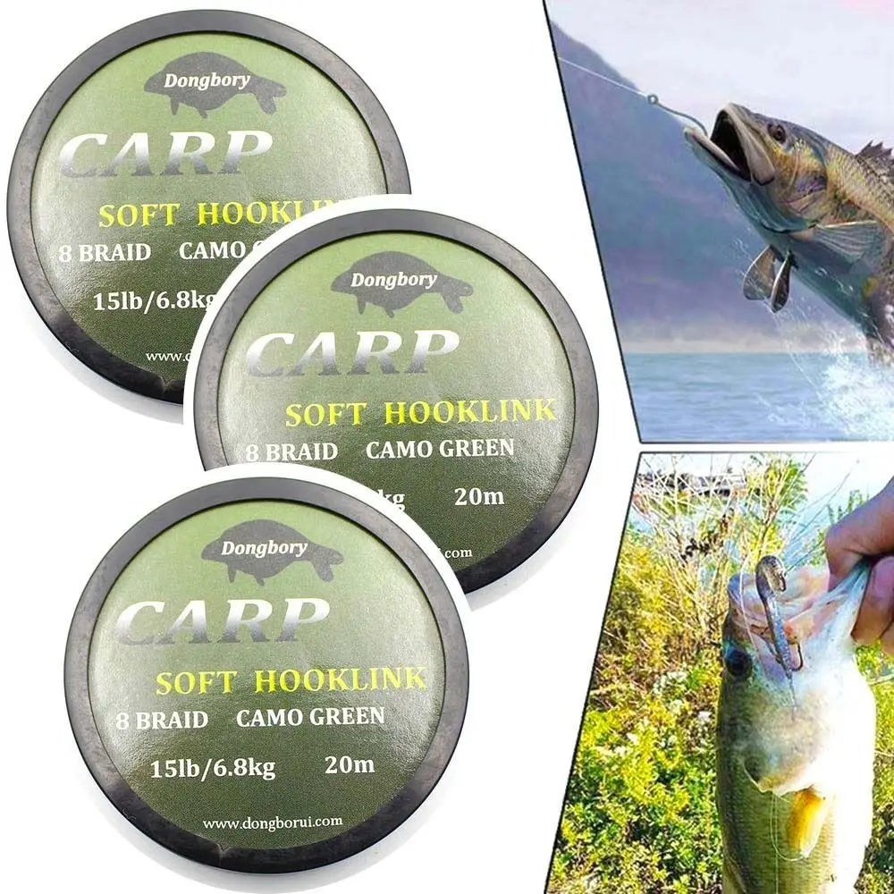 

Uncoated Sinking 8 Strand Fishing Gear Accessories Group Lines Soft Hook Link Fishing Line Carp Fishing Line Braid Line