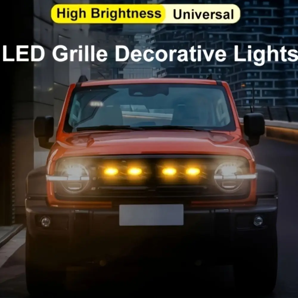 

Гибкая водонепроницаемая дневная ходовая фара Plug and Play с 12 светодиодами для передней решетки, высокая яркость, Chang Liang, для грузовиков