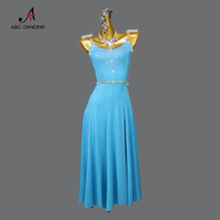 New Latin Dance Dress Women's Long Skirt Ballroom Cocktail Party Outdoor Sexy Practice Wear Ladies Clothing Line Suit Customized