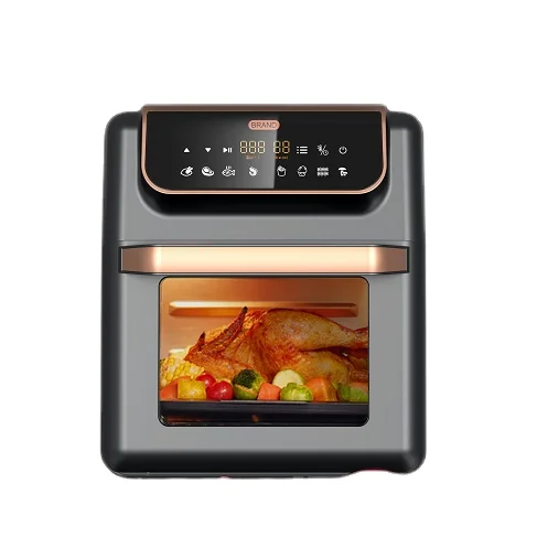 2025 عنصر تسخين الهالوجين الأكثر مبيعًا 1700 وات مع 12 دليل طهي مسبقًا 12 لتر فرن مقلاة هوائية