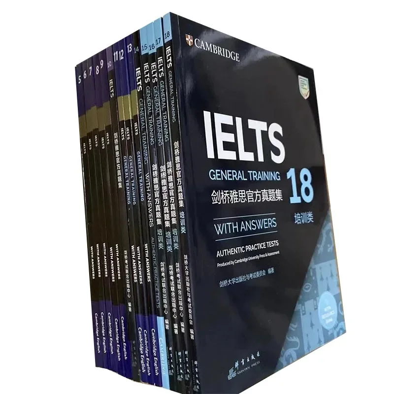 

7 Books/set G5-G11/G12-G18 Cambridge IELTS Training Question English IELTS IELTS Emigrate Speaking Listening Reading StudyBook