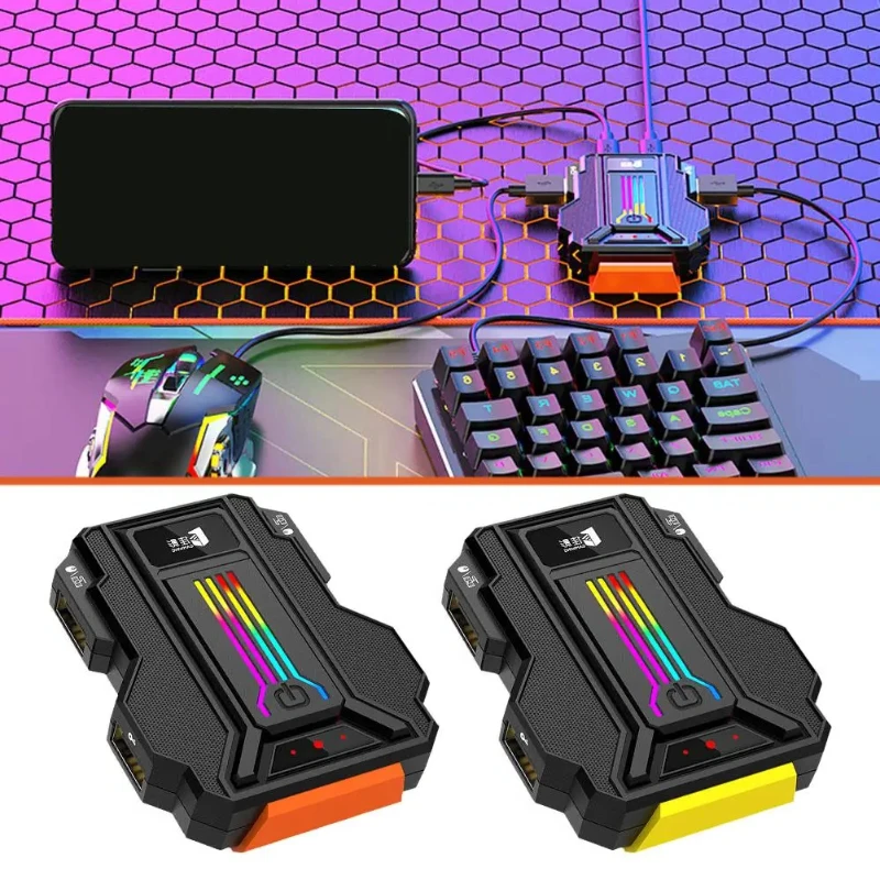 1pcs Hunter Mouse Adapter Gamepad PUBG Mobile Controller Gaming Keyboard Mouse Converter for Android Mobile Adapter High Quality