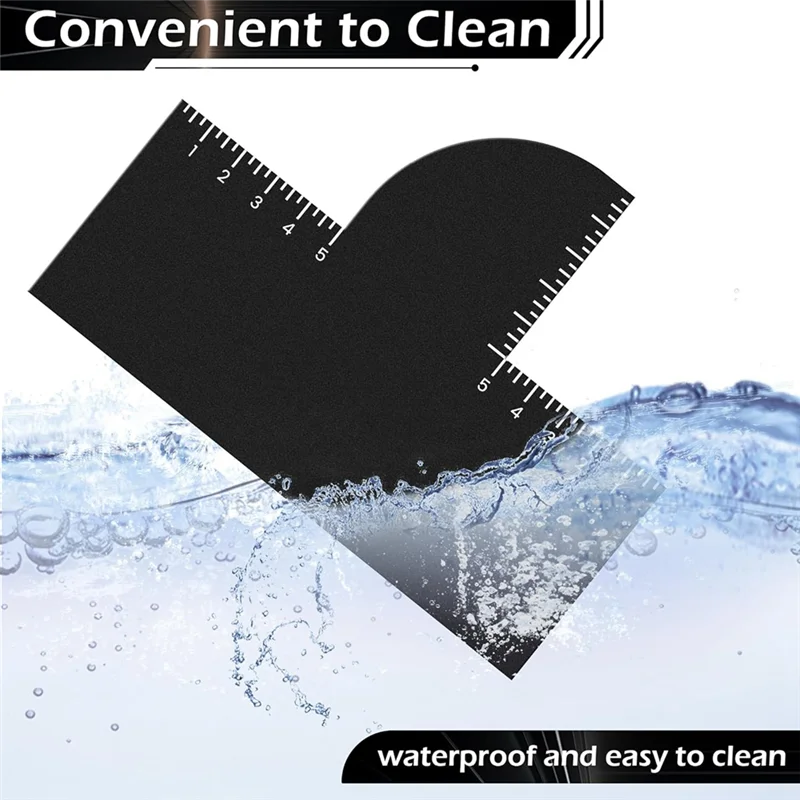 أداة تشكيل خط الشعر A23F-Enhancement للحلاقين، بطاقة خط الشعر القابلة لإعادة الاستخدام مع مؤشرات القياس