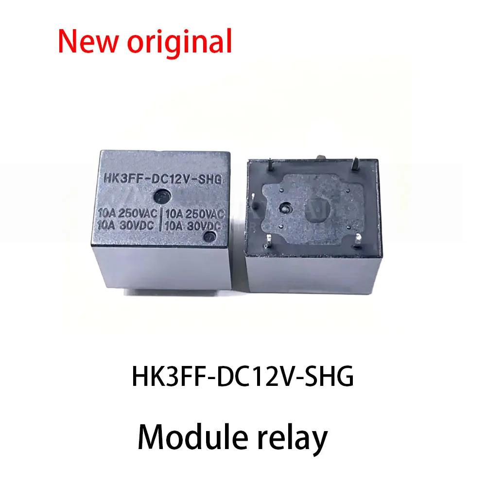 5pcs~10Pcs HK3FF-DC12V-SHG Relay 10A 12VDC 5-pin one open and one closed