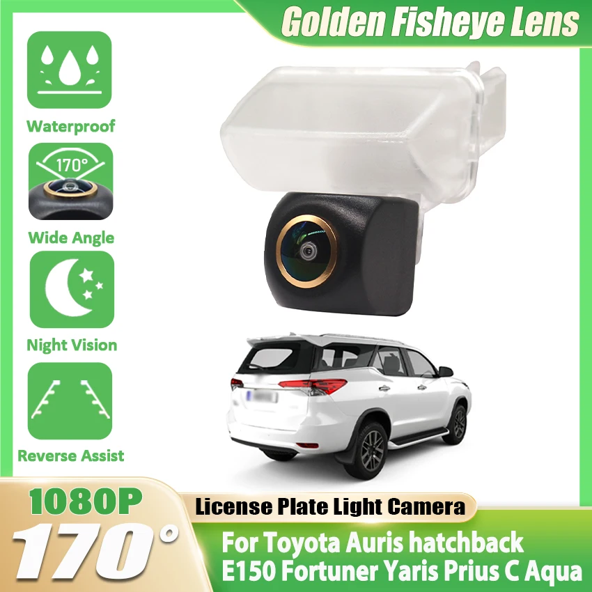 Car Rear View Camera for Toyota Auris hatchback E150 Fortuner Yaris Prius C Aqua Night Vision Waterproof Backup Reverse System