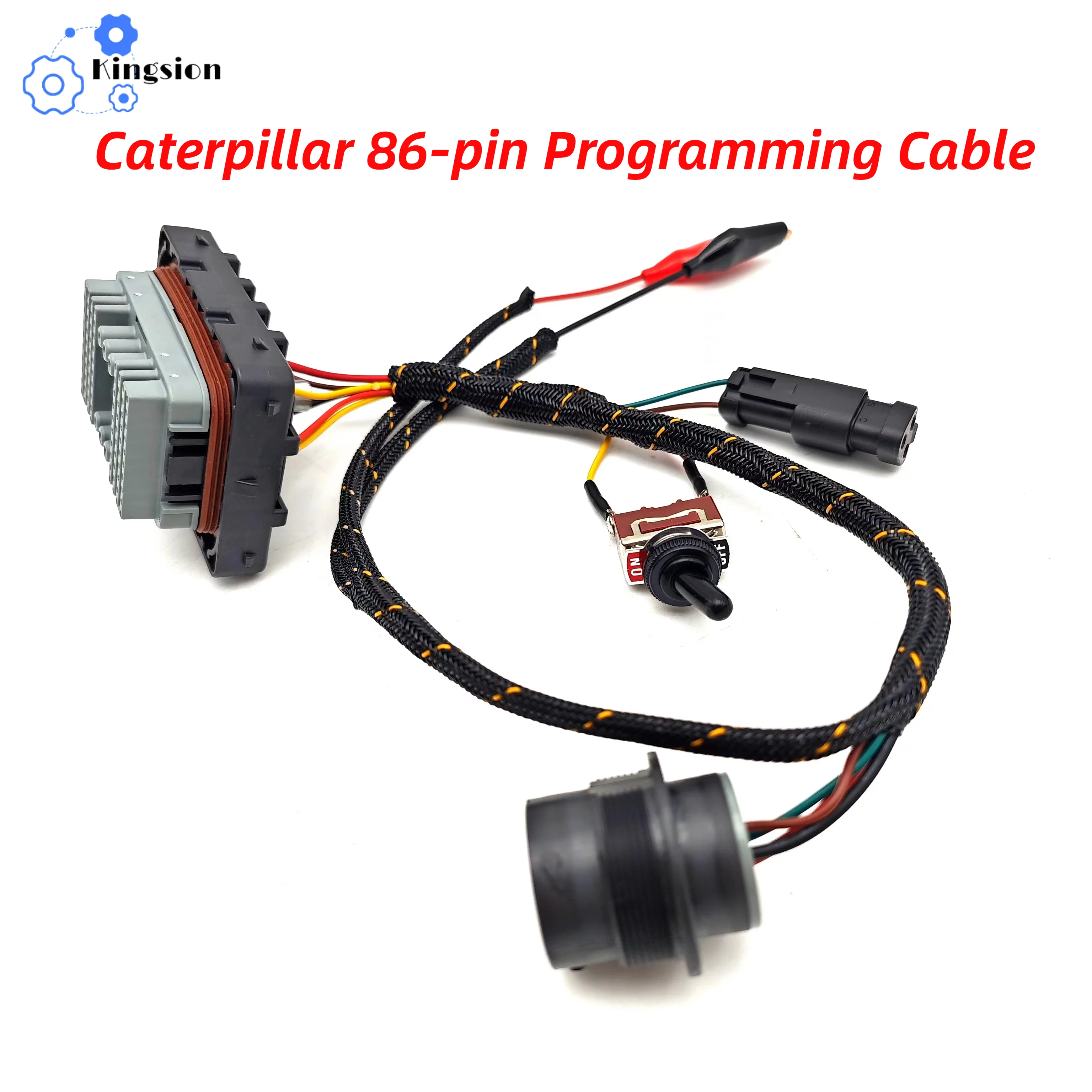 For Caterpillar Adem 6 and Adem 5 Tier 4 Final 86-pin Programming Cable For: A6E2, A5E2V2, A5E12, A5M12, B6M5 Controller ECM