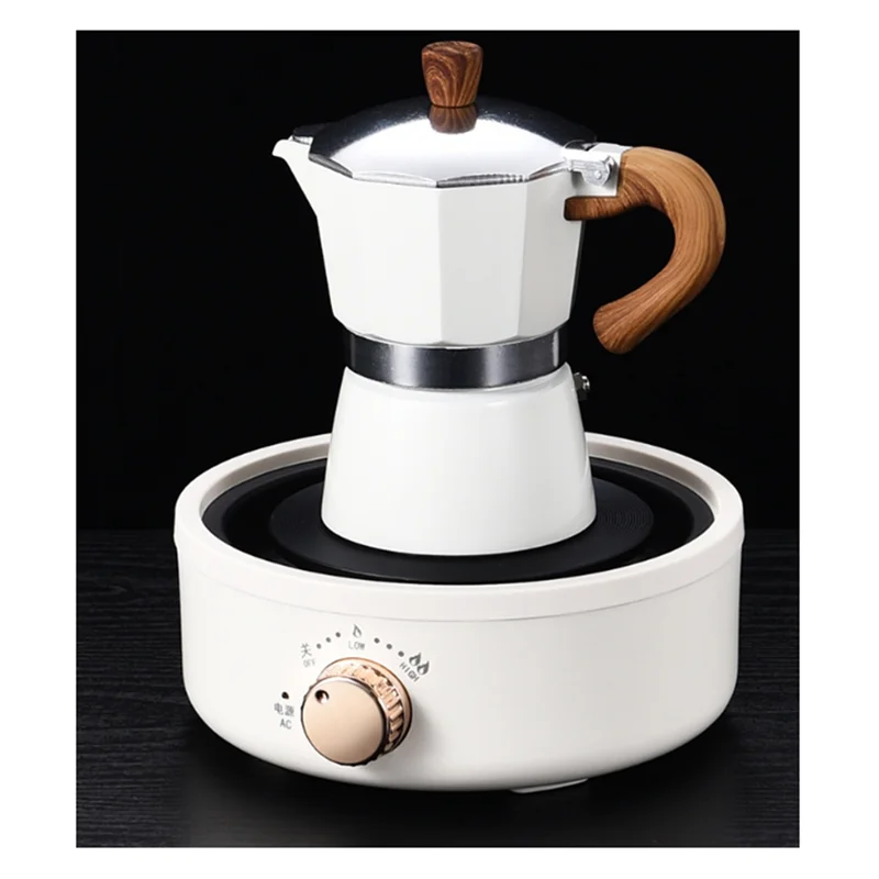 موقد كهربائي صغير يعمل بالأشعة تحت الحمراء غلاية مياه الحليب سخان القهوة موكا كونترتوب الموقد الحساء هوتبوت الولايات المتحدة التوصيل-A77G