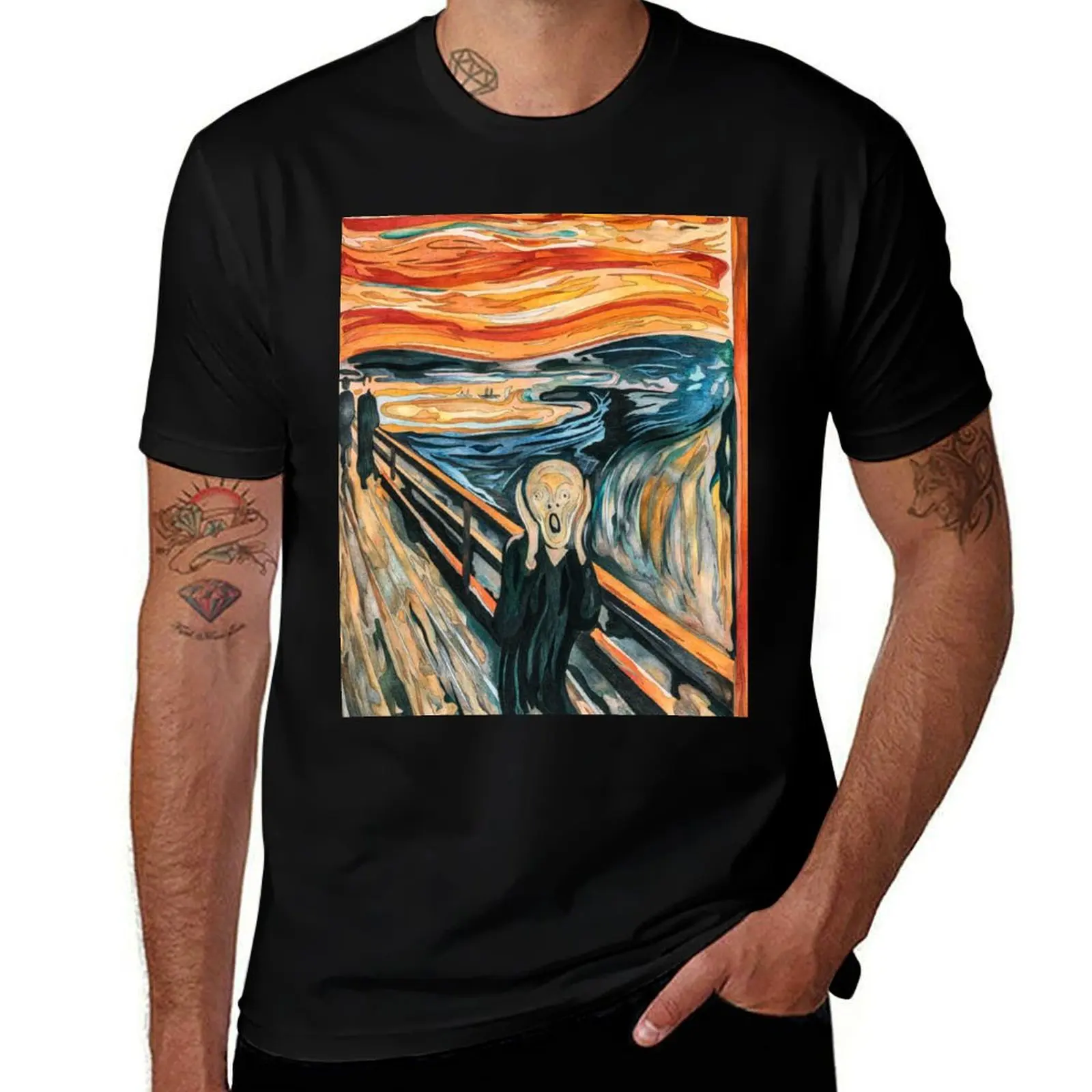 

The Scream, Norwegian Expressionist Painting By Artist Edvard Munch In 1893, Expressionist Art, Inspired Recreation T-Shirt