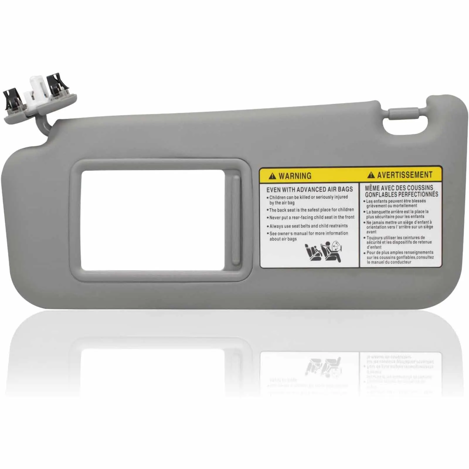 

For Toyota RAV4 2006 - 2012 Gray Sun Visor Shield Car Sunvisor Replacement Sunroof Accessories Left Right 74320-42501-B2