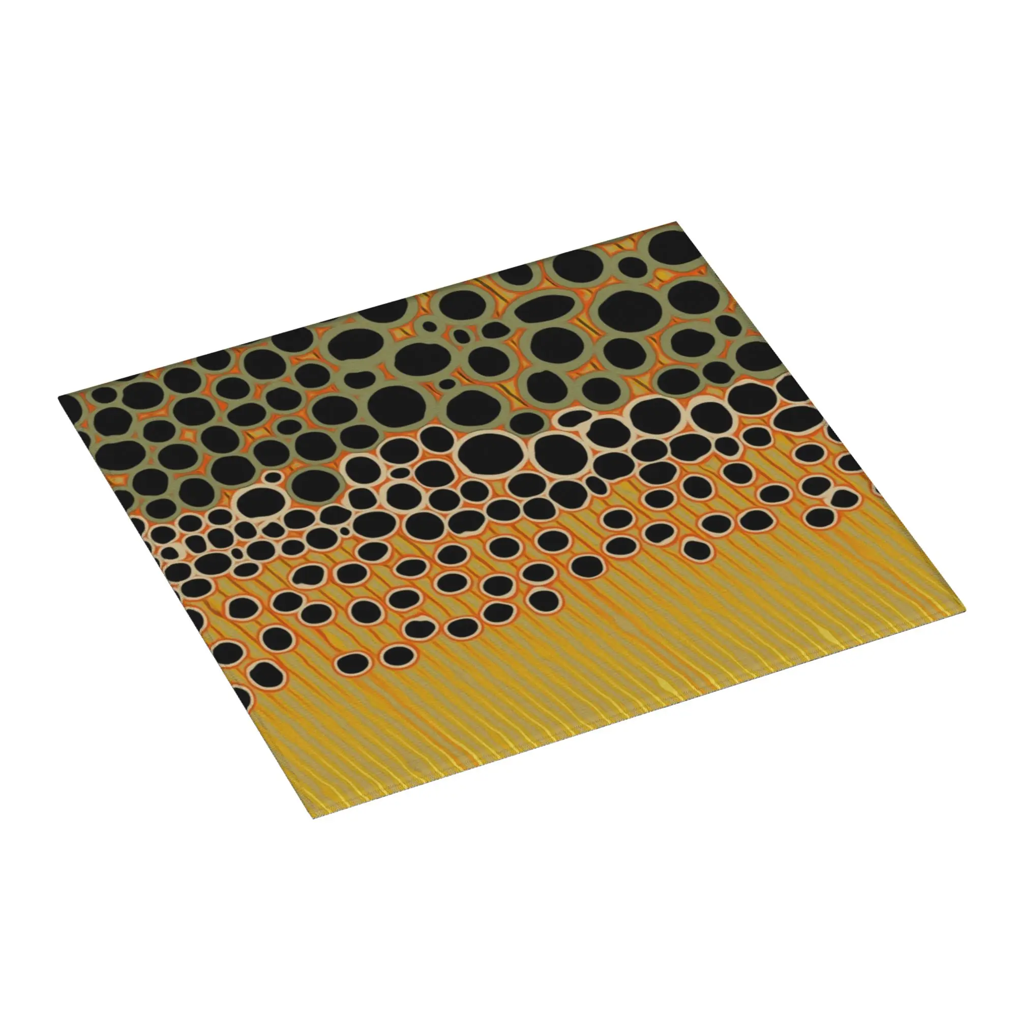 Trout Camo Non Slip Kitchen Counter Protector Mat Barware Tableware Reusable Camouflage Bathroom Drying Mat For Kitchen