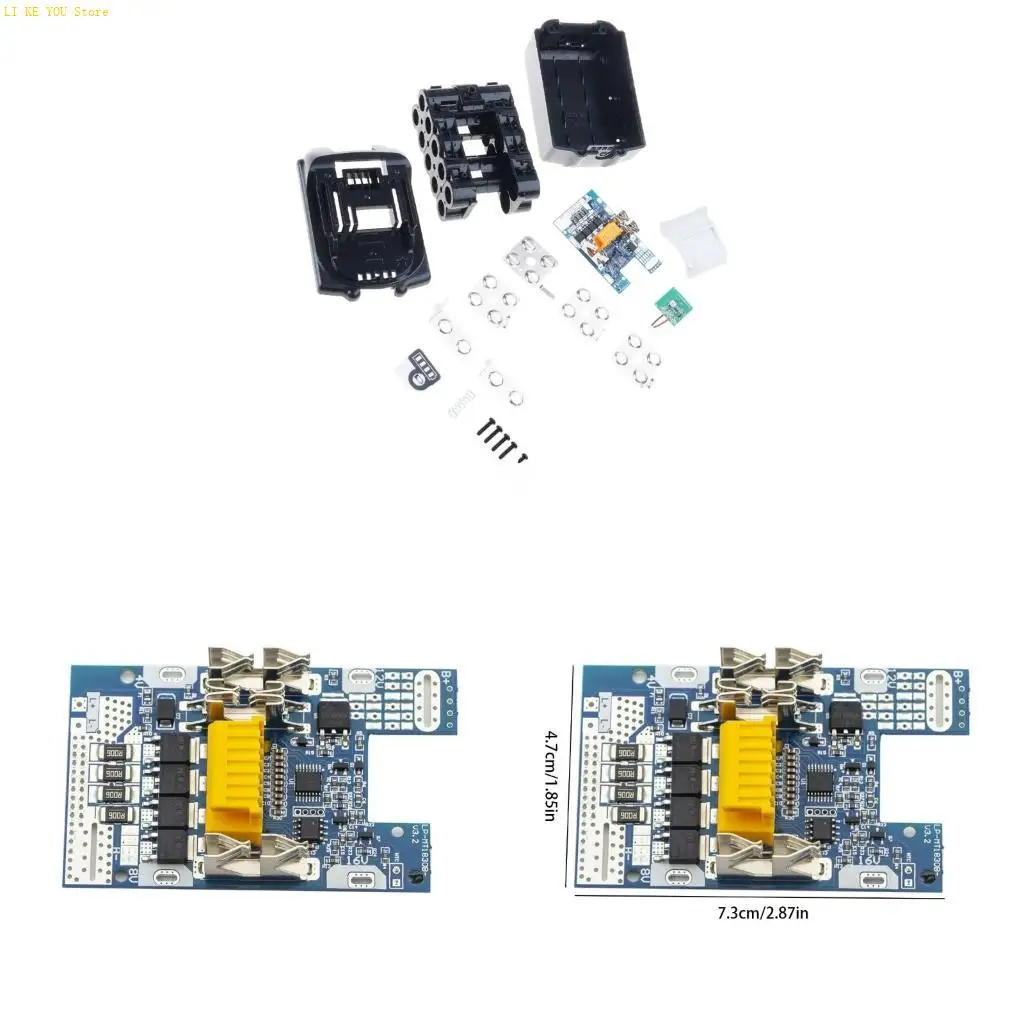 

W3JE Battery Housing Replacement Plastic Shell Overheat Protective for BL1830