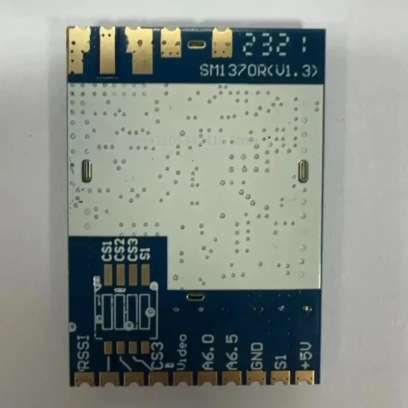 SM1370R 1.2G/1.3G 9CH Analog FPV Transceiver Module -95dBm High Sensitivity Wireless Audio Video Transmission with Sound