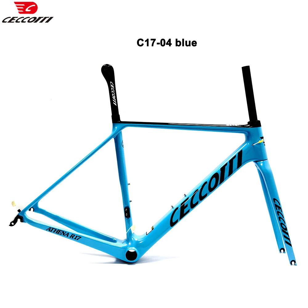 

CECCOTTI-Carbon Frame for Road Bike, Bicycle Frameset, Bike Framework, Factory Price, 130mm Hub, 700C Wheels, BB86