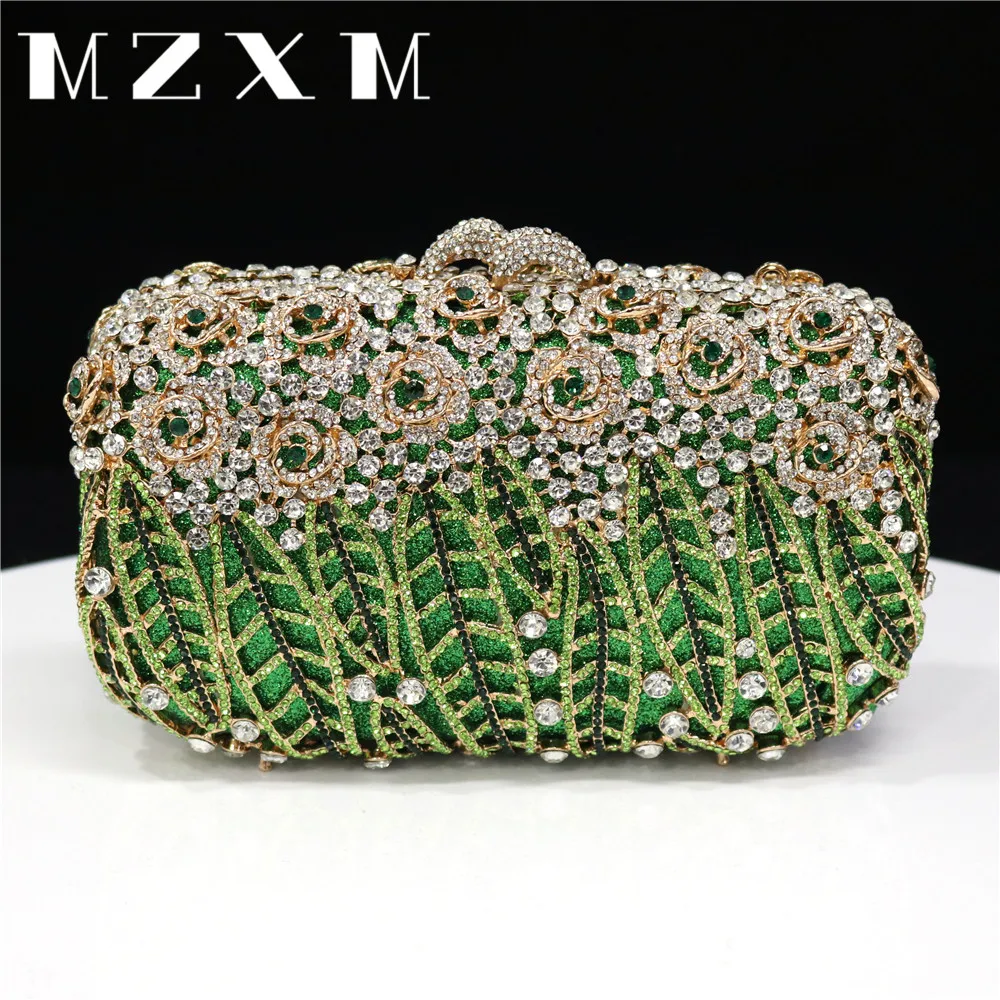 

Wedding Party Bride Clutch Purse Rhinestone Evening Bags Luxury Designer Handbags for Women Shiny Crystal Elegant Clutches