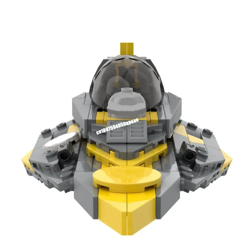 New 200Pcs Famous Star Battle Movie Moc 7B Starfighter Model Diy Creative Ideas Child ToyS Birthday GiftS Custom Puzzle