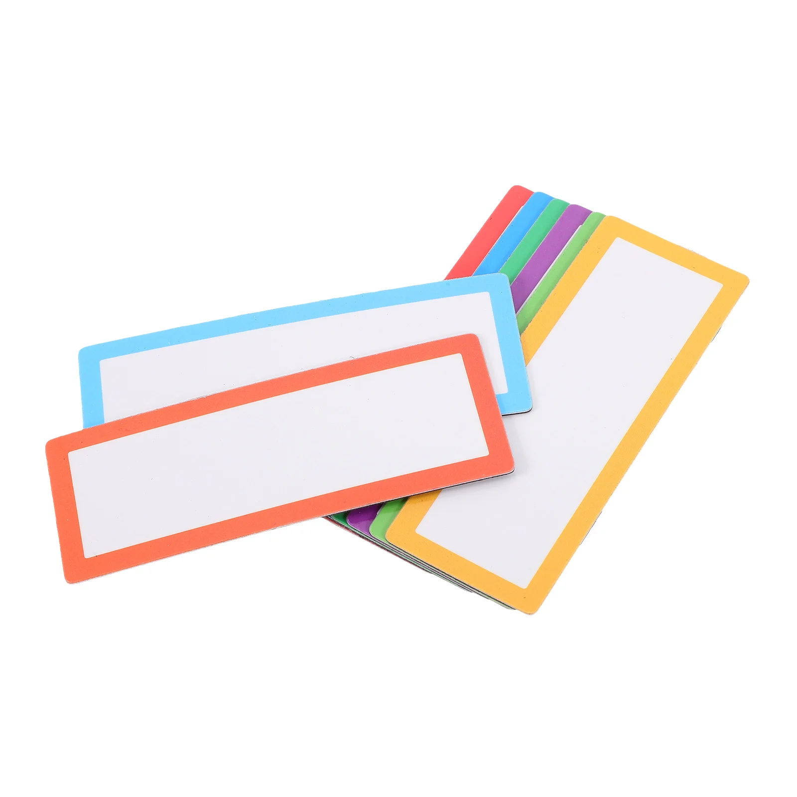 8Pcs Magnetic Dry Erase Name Tags Reusable Writable Whiteboard Labels Refrigerator Tags Multi-Function Message