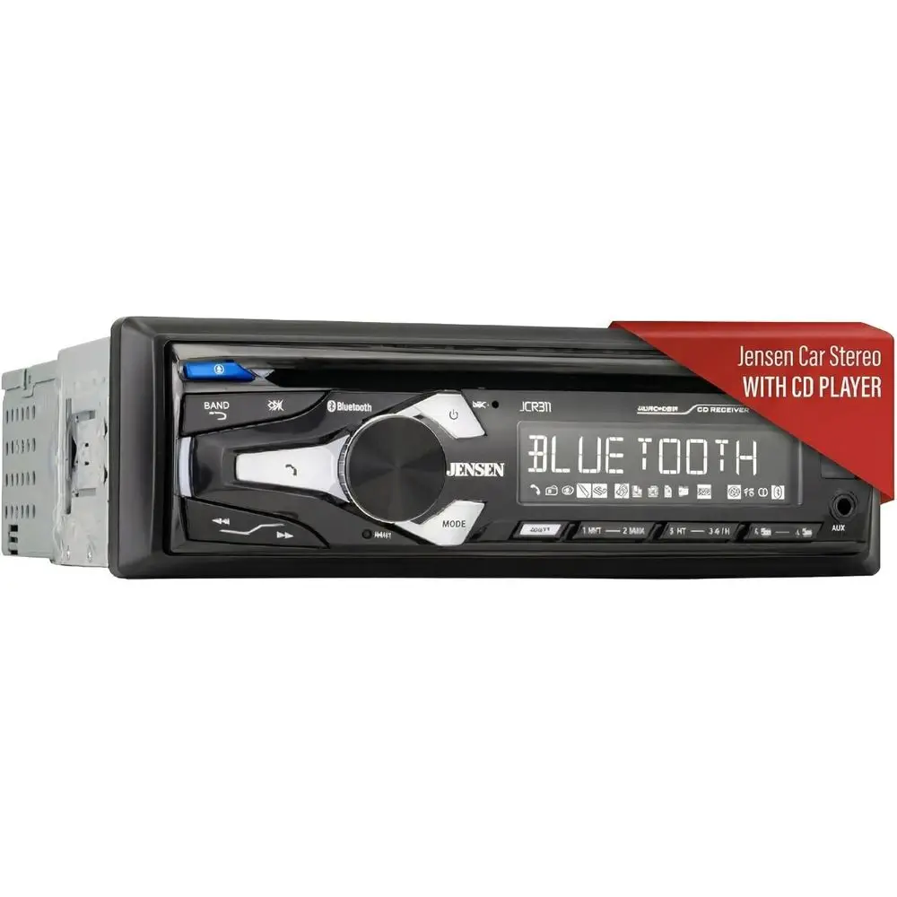 

Автомагнитола с 10-символьным ЖК-дисплеем, CD/Bluetooth/AM/FM, воспроизведением с USB и функцией зарядки