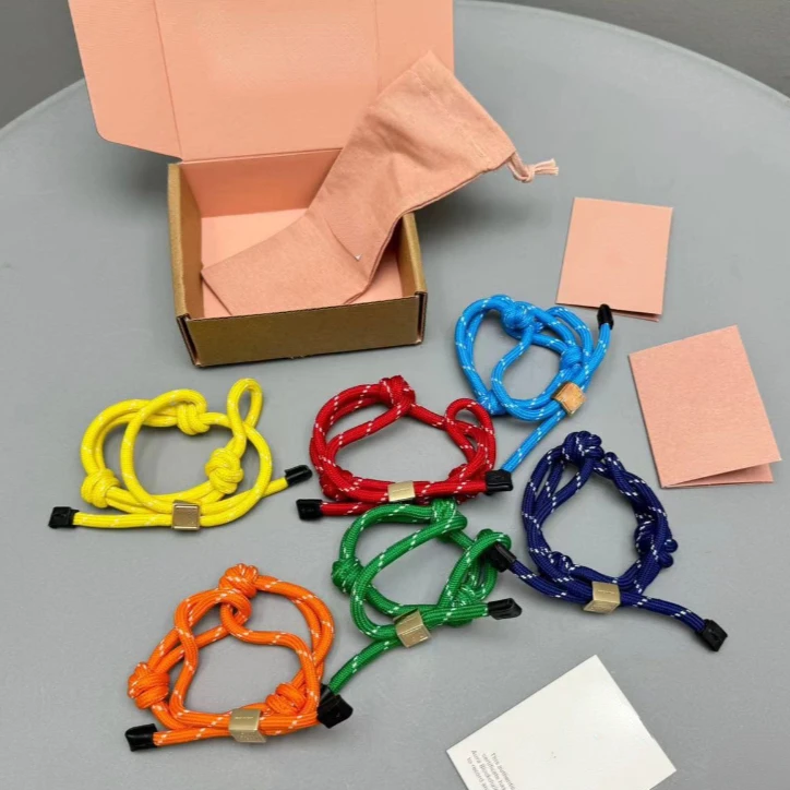 

Fashion Design DIY Weaving Hand Rope Foot Rope DIY High-end Adjustable Small Accessories Fashionable Temperament Accessories