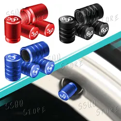 4Pcs Metal Scorpion Logo Emblem Car Wheel Tire Valve Stem Caps Dust Rim Covers For Abarth 124 125 500 595 695 Accessories